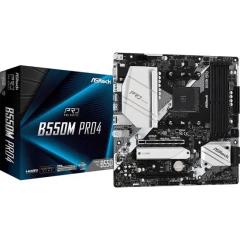 Asrock B550M Pro4 Socket AM4 micro ATX AMD B550