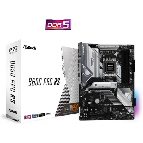 ASROCK B650 Pro RS - Moederbord - ATX - Socket AM5 - AMD B650 - DDR5 - Realtek ALC897 - Realtek 2.5G LAN
