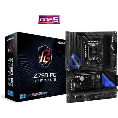 ASROCK Z790 PG Riptide - Moederbord - ATX - Socket LGA1700 - Intel Z790 - DDR5