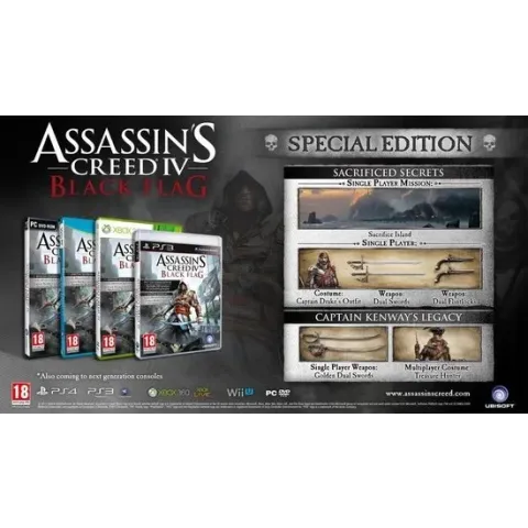 Assassin's Creed IV (4) Black Flag - Day 1 Special Edition /Wii-U