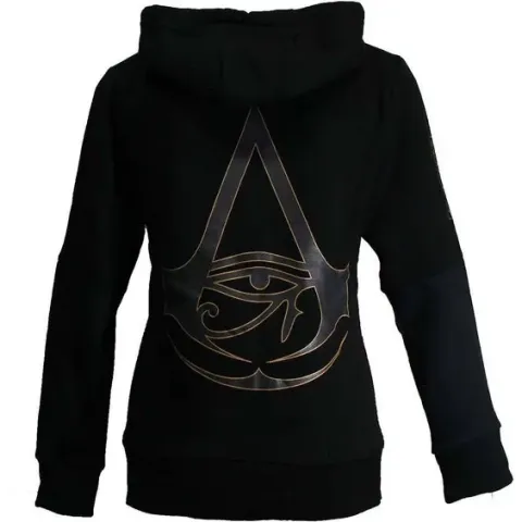 Assassin’s Creed Origins Bayek's Tattoo Dames Hoodie met Capuchon Zwart/Goud