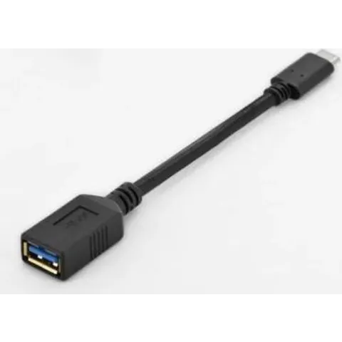 ASSMANN Electronic 0.15m USB C - A USB-kabel 0,15 m 3.2 Gen 2 (3.1 Gen 2) USB A Zwart