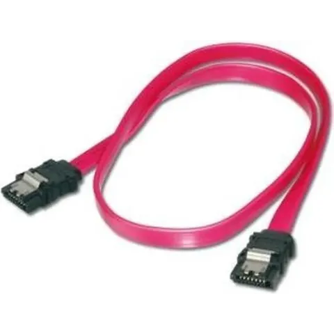 ASSMANN Electronic 2x SATA 7-pin, 0.5 m SATA-kabel 0,5 m Zwart, Rood