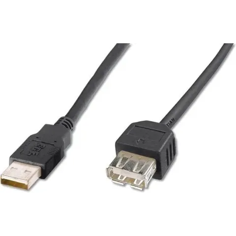 ASSMANN Electronic AK-300200-018-S USB-kabel 1,8 m 2.0 USB A Zwart