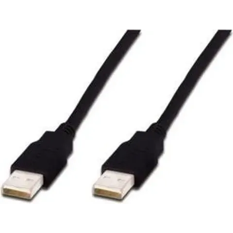 ASSMANN Electronic USB A, 3m USB-kabel 2.0 Zwart