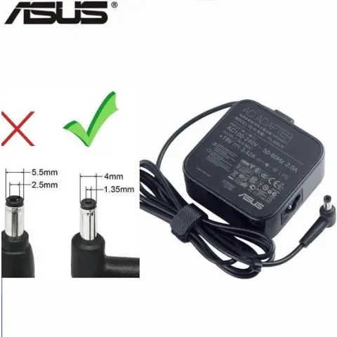 ASUS adapter origineel 65w 3.42a 19v 4mm pin voeding oplader incl stroomkabel