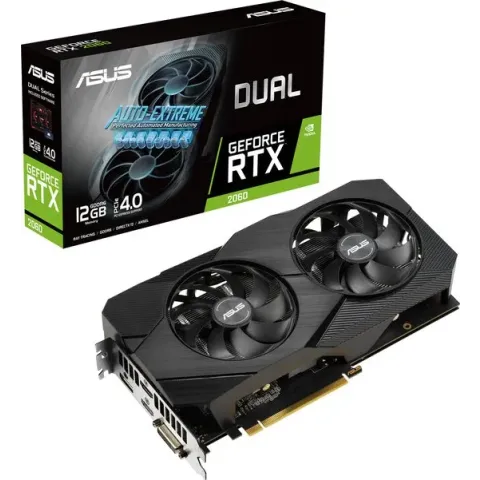 ASUS Dual -RTX2060-12G-EVO NVIDIA GeForce RTX 2060 12 GB GDDR6