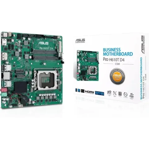 ASUS Pro H610T D4-CSM Intel H610 LGA 1700 mini ITX