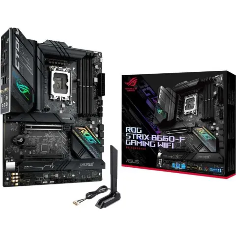 ASUS ROG STRIX B660-F GAMING WIFI RAID, WLAN + BT, 2.5 Gb-LAN, Sound, µATX