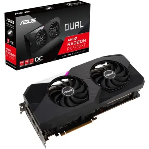 ASUS DUAL-RX6700XT-O12G OC Edition - Grafische kaart