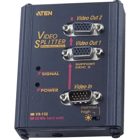 ATEN 2-Poorts VGA-splitser muurplaat (350MHz)