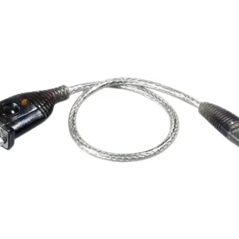 Aten UC232A1-AT Usb 2.0 Kabel A Male - Sub-d 9-pins Male Rond 100 Cm Zilver