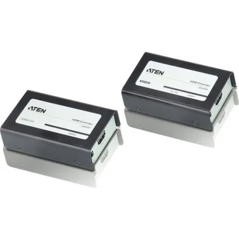 Aten VE800A audio/video extender AV-receiver Zwart