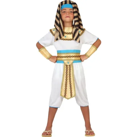 ATOSA - Klassiek Egyptische farao kostuum voor jongens - 152/158 (10-12 jaar) - Kinderkostuums