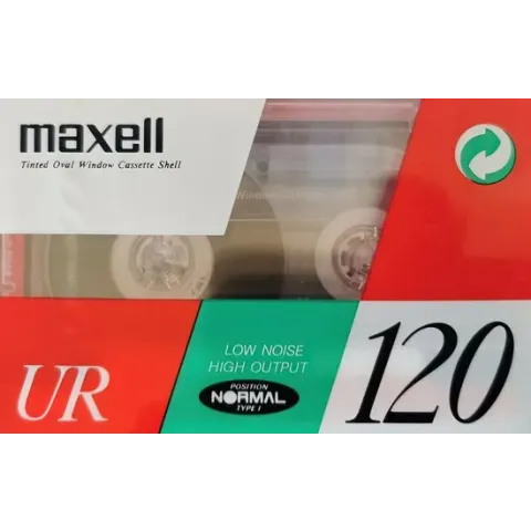 Audio Cassette Tape Maxell UR 120 Uit 1991