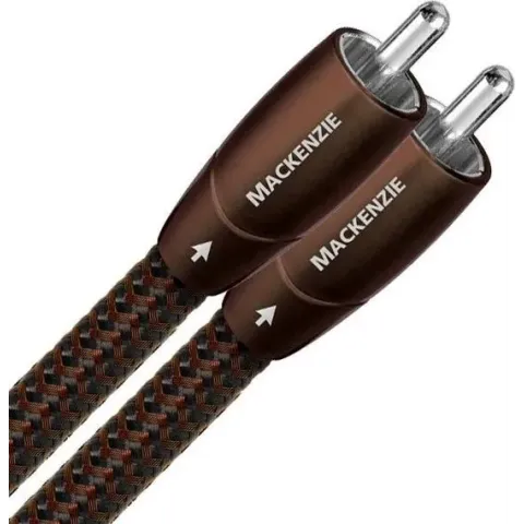AudioQuest 1m Mackenzie RCA audio kabel Zwart