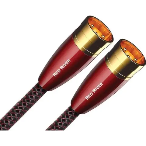 AudioQuest 3m Red River XLR audio kabel XLR (3-pin) Zwart