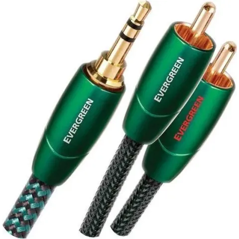 AudioQuest Evergreen 3.5mm - 2xRCA 2m (mini jack naar tulp verloopkabel)