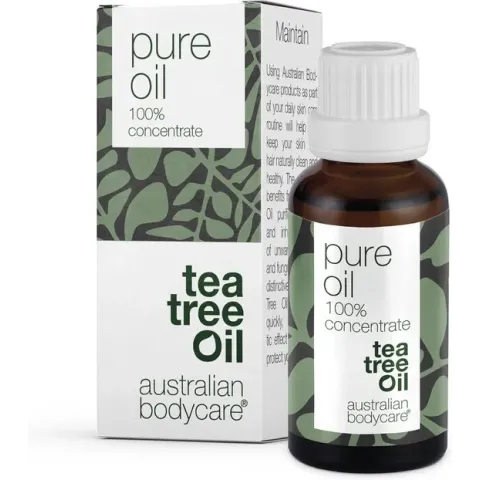 Australian Bodycare Pure Tea Tree Olie 30 ml - 100% puur natuurlijke Tea Tree Olie uit Australië tegen huidproblemen - Houdt de goede flora op de huid in balans - Effectief bij jeugdpuistjes en pukkeltjes