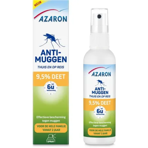Azaron 9,5% DEET Muggenspray -  Anti-Muggen - Muggenbescherming