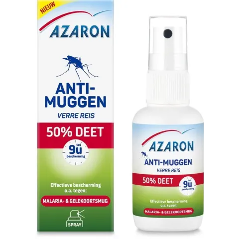 Azaron Muggenspray - Anti Muggen 50% DEET - Muggenbescherming
