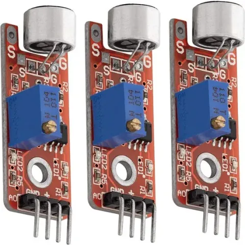 AZDelivery 3 x KY-037 Hooggevoelige Microfoon compatibel met Arduino Inclusief E-Book!