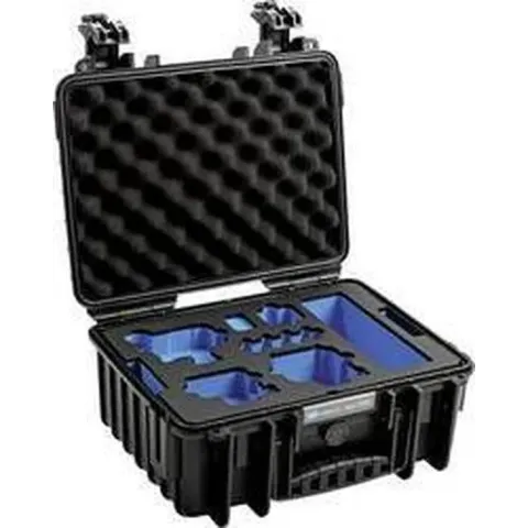 B&W GoPro case Type 3000 B zwart met GoPro 9 inlay