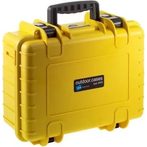 B&W International Type 4000 Outdoor Case incl. schuimstof - zwart