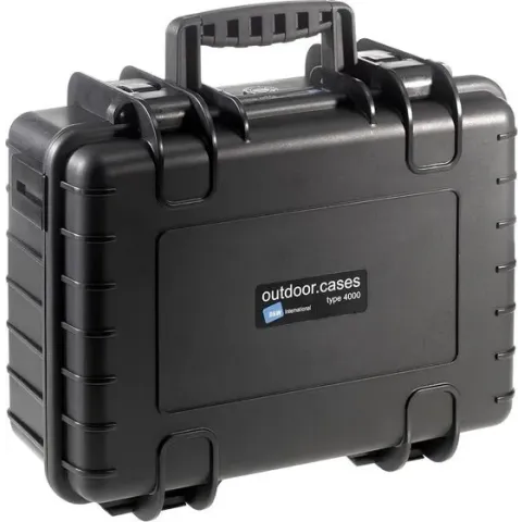 B&W International Type 4000 Outdoor Case incl. schuimstof - zwart