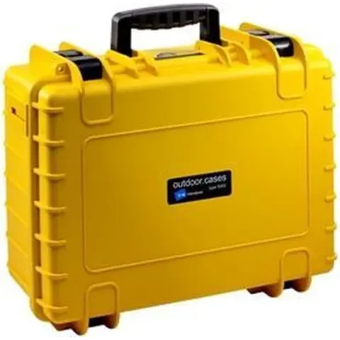 B&W International Type 500 Outdoor Case incl. schuimstof - geel