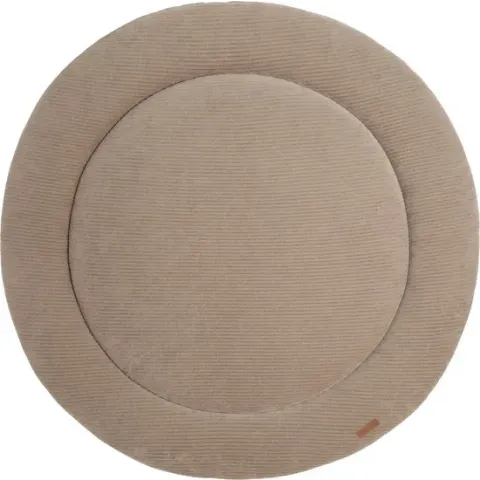 Baby's Only Boxkleed rond Sense - Parklegger - Speelkleed - Clay - Ø95 cm - Zachte rib corduroy stof - Extra dik - Tweezijdig te gebruiken