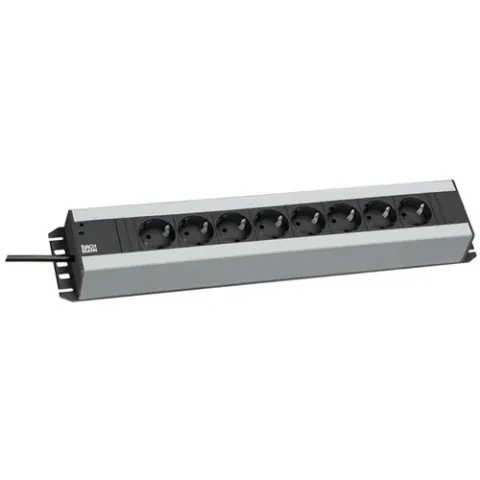 Bachmann CRAFTSMAN 8x power socket (300.006) voor 8 stekkers, 19 inch