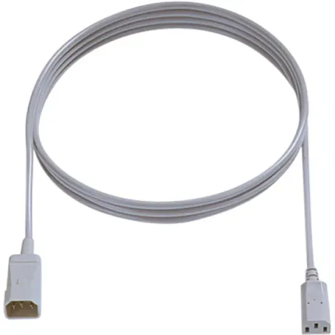 Bachmann IEC-kabel C14 (stekker) - C13 (plug), 2 meter