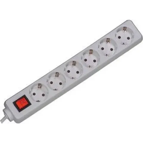 Bachmann SELLY - Steckdosenleiste - AusgangsanschlŸsse: 6 (6 x Spannung)