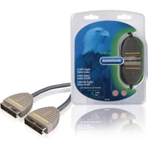Bandridge BVL7103 Scart Audio/Video kabel - 3 meter