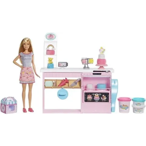 Barbie Bakker met Taartdecoratie Speelset - Barbiepop