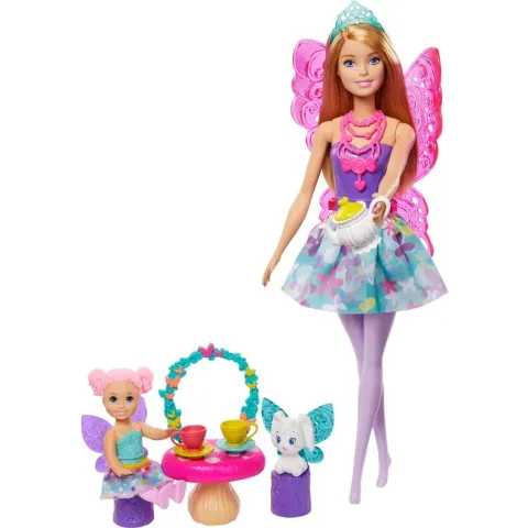 Barbie Dreamtopia Feeën Theekransje Speelset - Barbiepop