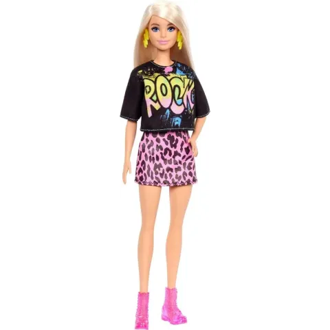 Barbie Fashionista pop - Rock shirtje & rokje