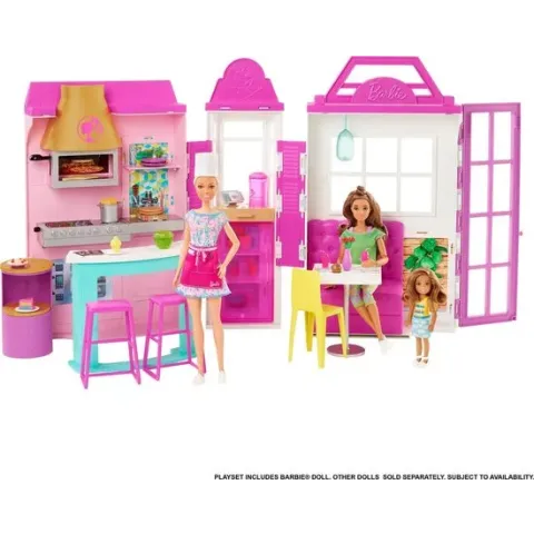 Barbie Kook & Grill Restaurant Pop & Speelset