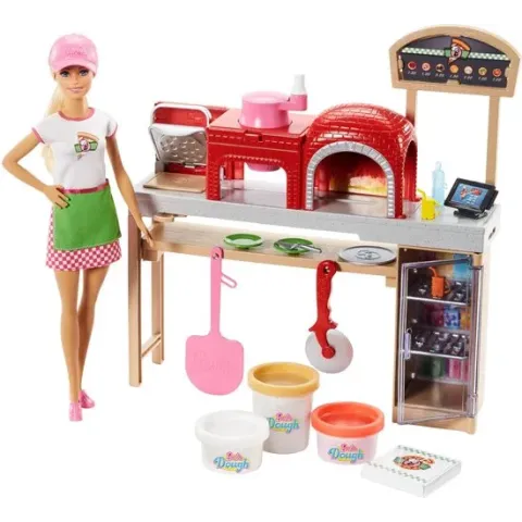 Barbie Pizzabakker Speelset