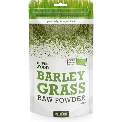 Barley Grass Raw Powder (200 Gram) - Purasana