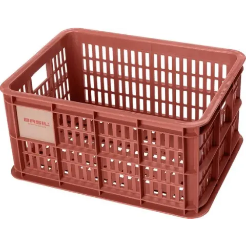 Basil Fietskrat S - Small - 17,5 Liter - Rood