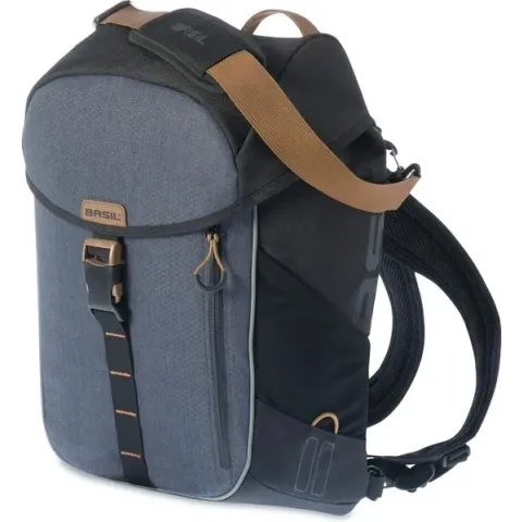 Basil Miles Fietsrugzak - Enkele fietstas - Zwart - 17 Liter