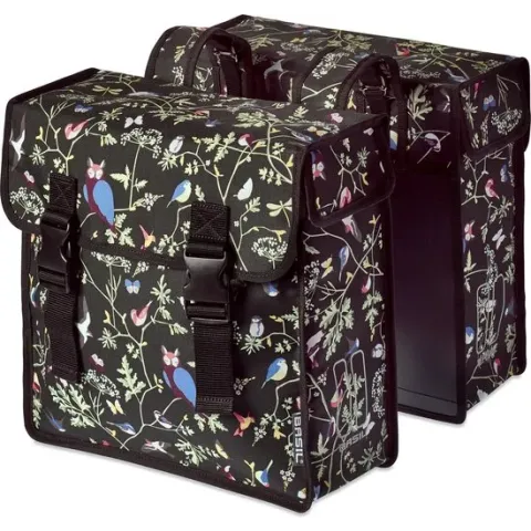 Basil Wanderlust Double Bag Dubbele Fietstas - 35 l - Charcoal Zwart
