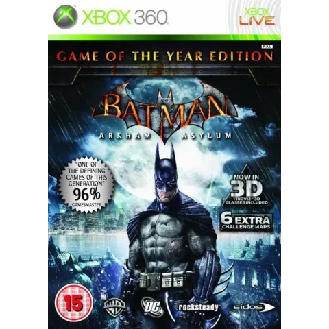 Batman: Arkham Asylum Game of the Year Edition /X360