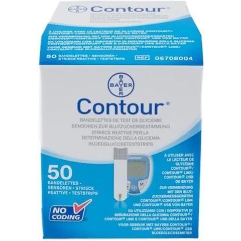 Bayer Contour usb meter teststrip