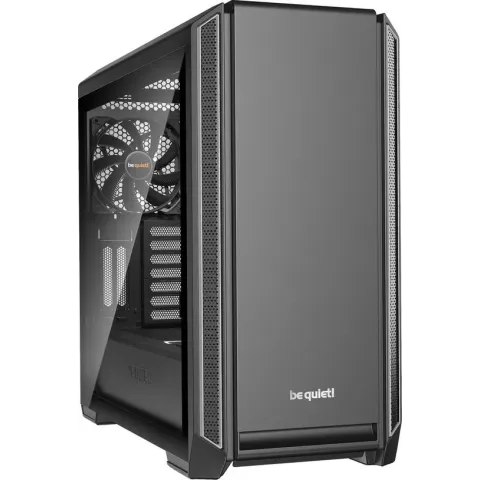 be quiet! Silent Base 601 Window Midi-Toren Zwart, Zilver