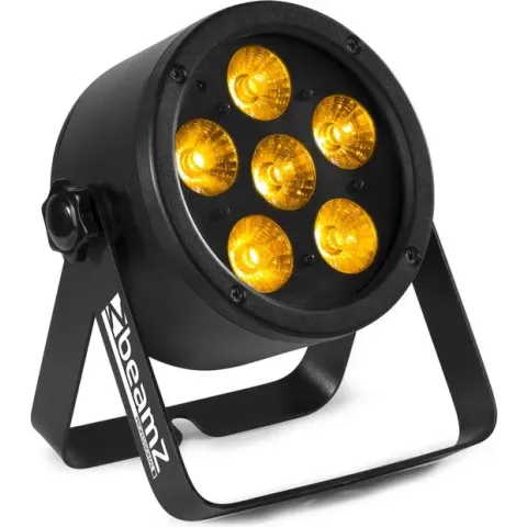 BeamZ BAC302 Aluminium LED PAR met 6x 6-in-1 LED's van 12W
