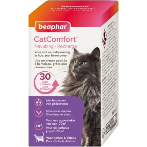 Beaphar Catcomfort Navulling Verdamper - Anti stressmiddel - 48 ml Navulling
