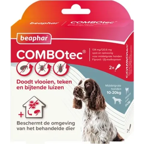 Beaphar COMBOtec Hond 10-20 kg - 2 pipetten